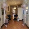 Vloer decoratie 90 cm heliumballon incl. confetti