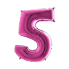 Cijfer 5 Fuchsia