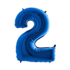 Cijfer 2 Blauw