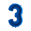 Cijfer 3 Blauw