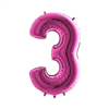 Cijfer 3 Fuchsia