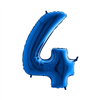 Cijfer 4 Blauw
