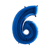 Cijfer 6 Blauw