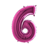 Cijfer 6 Fuchsia