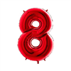 Cijfer 8 Rood