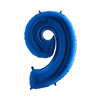 Cijfer 9 Blauw