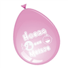 Ballonnen Hoera Meisje 30 cm 8 stuks