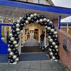 Ballonnenboog Enkele deur met 2 strengen Chrome