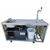 Mobiele Bar met spoelbak en tapinstallatie