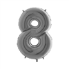 Cijfer 8 Zilver