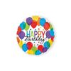 Folieballon 'Happy Birthday' bash - 43 cm
