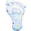 Folieballon SuperShape Blauwe Voet It's a Boy! - 81 cm