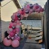 Halve organische ballonnenboog