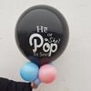 Gender Reveal Ballon incl. 50 lucht ballonnetjes