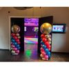 Pilaar 2 meter inclusief topballon | Chrome Kleuren