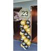Pilaar 2 meter inclusief confetti topballon & leeftijd