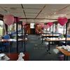 Vloer decoratie 1 hart ballon pastel
