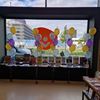 Vloer decoratie 5 ballonnen