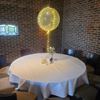 Tafel decoratie Folieballon met witte LED slinger Tafel decoratie Folieballon met witte LED slinger
