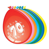 Ballonnen 70 jaar (Ø30cm, 8st)