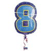 Cijfer 8 junior shape blauw