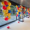 Vloer decoratie 20 ballonnen
