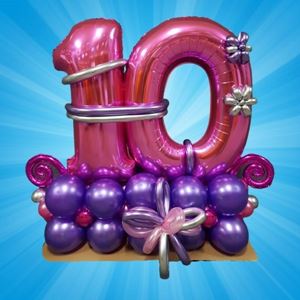 Ballonnen Bouquet - 10 jaar
