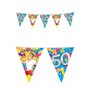 Vlaggenlijn 50 Jaar Abraham Vlaggenlijn 50 Jaar Abraham