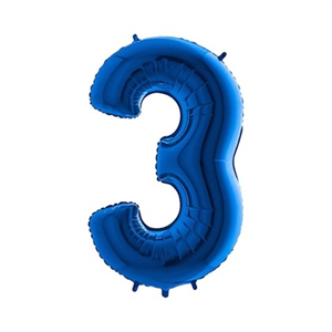 Cijfer 3 Blauw
