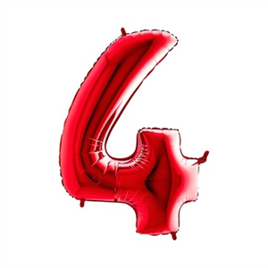 Cijfer 4 Rood Cijfer 4 Rood