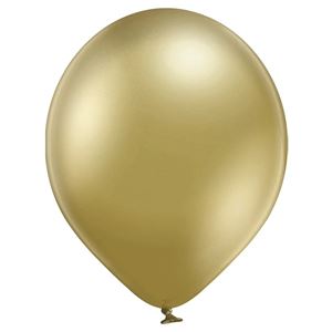 B105 (30 cm) Belbal Glossy Gold latex ballonnen B105 (30 cm) Belbal Glossy Gold latex ballonnen