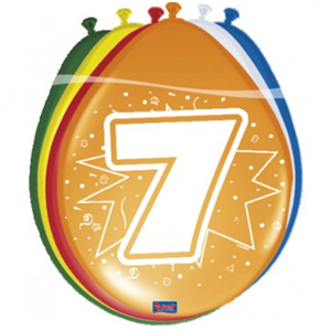 Latex Ballonnen 7 jaar 8 Stuks Ster Lucht Latex Ballonnen 7 jaar 8 Stuks Ster Lucht