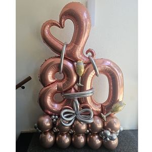 Luxe Ballonnen Bouquet - 80 jaar