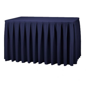 Buffetrok blauw 180x75