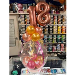 Cadeau ballon incl. folieballon cijfers