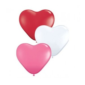 Hart Helium Ballonnen Pastel