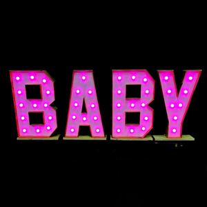 Lichtletter woord: Baby