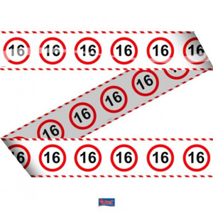 Markeerlint Verkeersbord 16 jaar Markeerlint Verkeersbord 16 jaar
