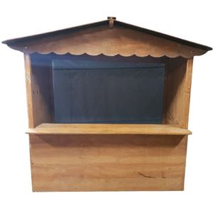 Nostalgische houten kraam Nostalgische houten kraam
