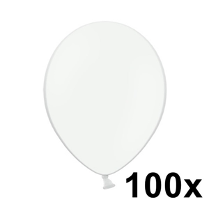 Verlichten Enten Tenen Ballon Pastel Wit 100 Stuks