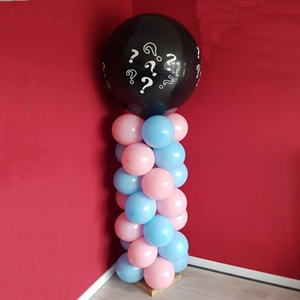 Gender Reveal Pilaar - Vraagtekens Gender Reveal Pilaar - Vraagtekens