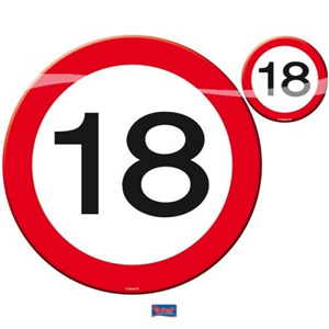 Placemat & Onderzetter Verkeersbord 18 Placemat & Onderzetter Verkeersbord 18