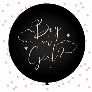 Reveal ballon Boy or Girl (Ø61cm)