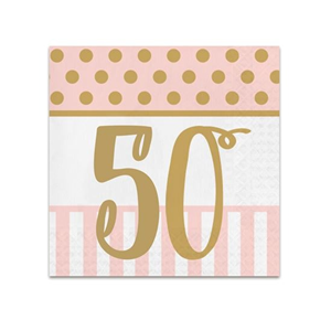 Servetten Pink Chic 50 33 cm 20 Stuks Servetten Pink Chic 50 33 cm 20 Stuks