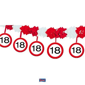 Slinger Verkeersbord 18 jaar Slinger Verkeersbord 18 jaar