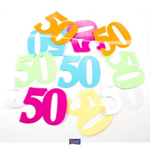 Decoratie Tafel Confetti XL 50 jaar Decoratie Tafel Confetti XL 50 jaar