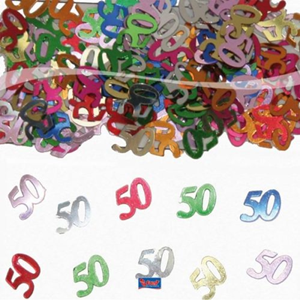 Tafel Decoratie confetti 50 jaar Tafel Decoratie confetti 50 jaar