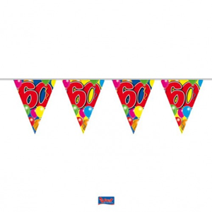 Vlaggenlijn Balloons 60 jaar Vlaggenlijn Balloons 60 jaar