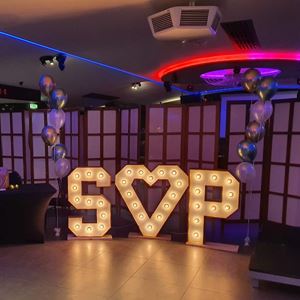 Vloer decoratie 6 ballonnen