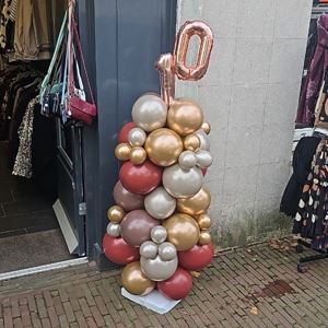 Organische Ballonpilaar incl. folie cijfers